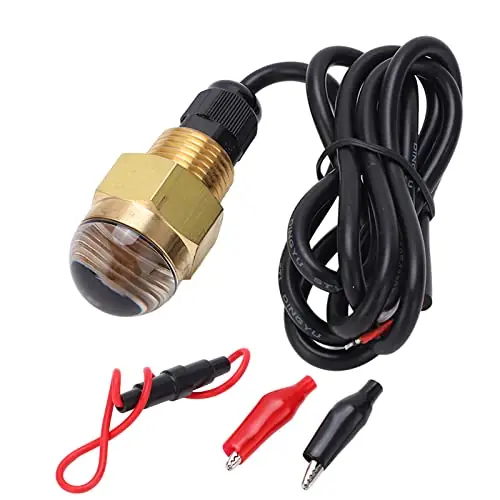 Astibym Boat Drain Plug Light, 12V 12W Boat LED Underwater Light Brass NPT1/2 Marine Drain Plug Light for Yacht Accessory, Water Sports Discount