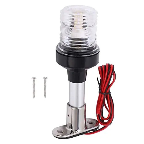 Astibym LED Navigation Light, DC12V‑24V 5W 6 Inch Boat Sailing Signal Light IP66 Waterproof LED Marine Navigation Light for Ship Yachts, Water Sports High Quality