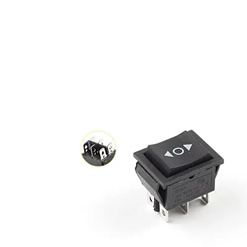 Buy Direct AttreX Rocker Switch 1 pcs KCD4 6Pin 31X26mm Power Rocker Switch 2/3 Position Boat Button Switch Latching with Light16A 250VAC 20A 125VAC On-Off-on Switch