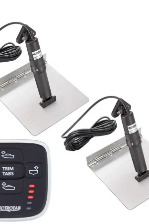 Lectrotab XKA Stainless Steel Trim Tab Kit W-MLC-1 Control - 9 X 24 Brand New