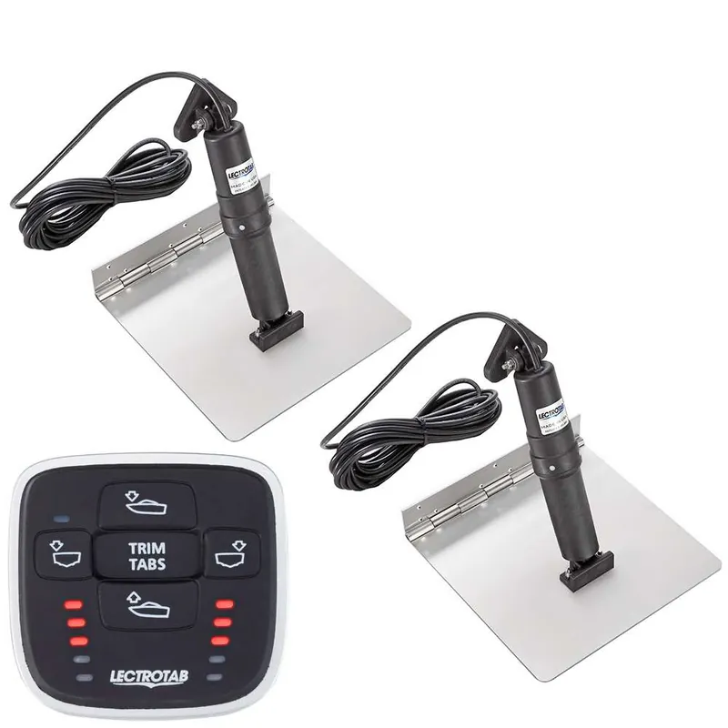 Lectrotab XKA Stainless Steel Trim Tab Kit W-MLC-1 Control - 9 X 24 Brand New