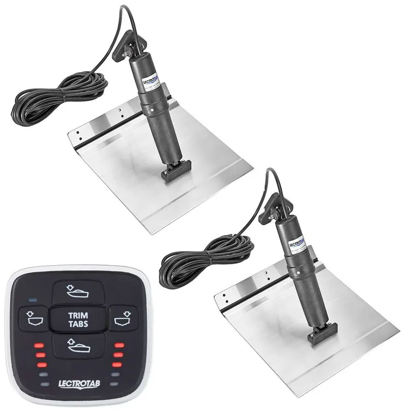 Price Cut Lectrotab XKA Aluminum Alloy Trim Tab Kit W-MLC-1 Control - 9 X 12