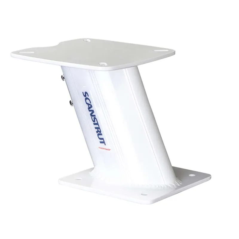 Editor’s Pick Scanstrut APT-250-02 - Aluminum PowerTower Radar Mount - 10" Aft Leaning