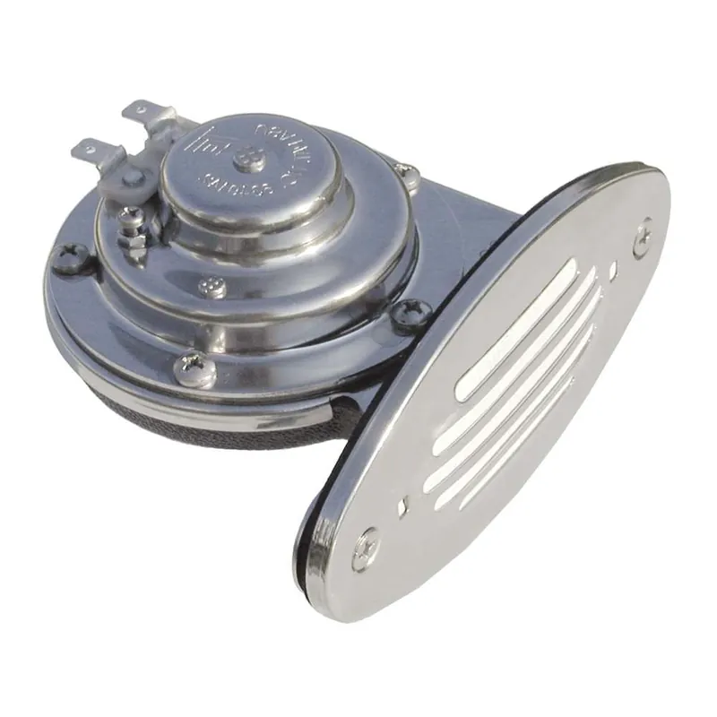 Schmitt Marine Mini Stainless Steel Single Drop-In Horn W-Stainless Steel Grill - 12V High Pitch Place Order