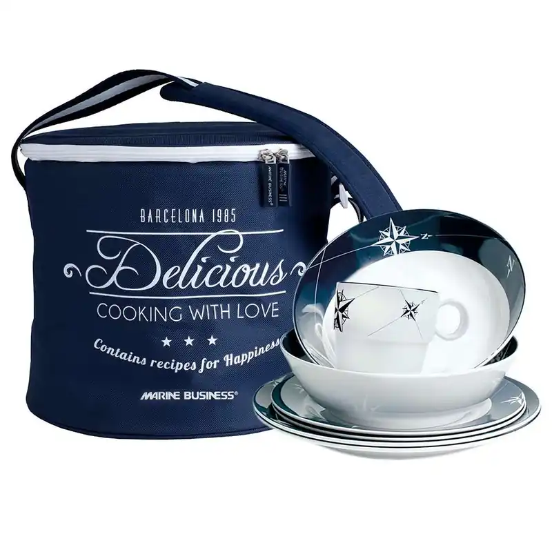 Latest Marine Business Melamine Tableware & Basket - NORTHWIND - Set Of 16
