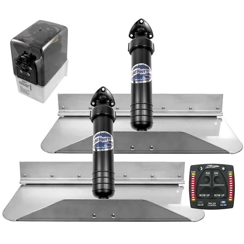 Bennett Marine 18x9 Hydraulic Trim Tab System W-One Box Indication Shop Now