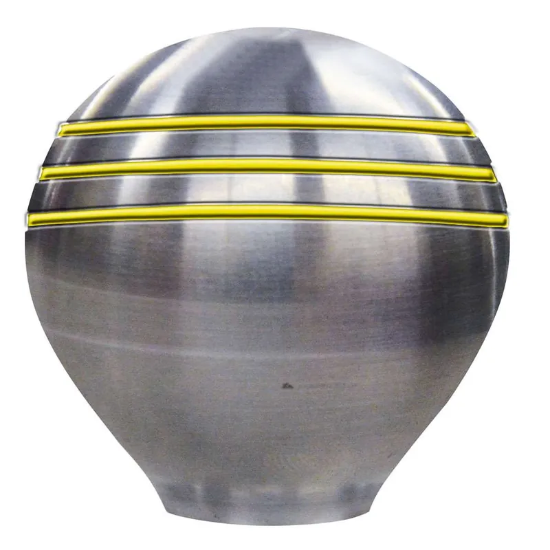 Certified Schmitt Marine Throttle Knob - 1-1-2" - Gold Grooves