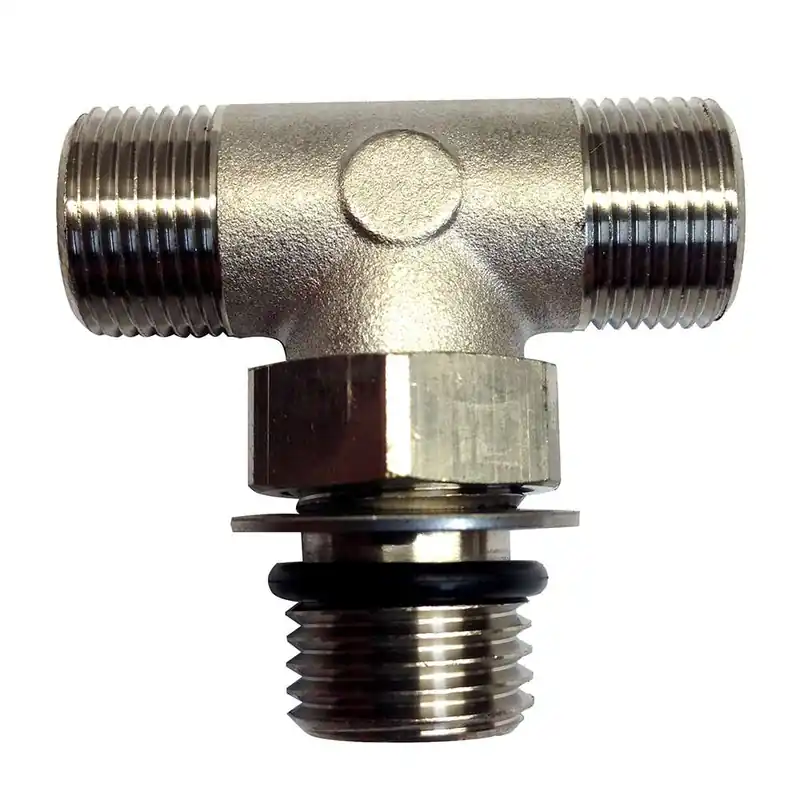 Flash Sale Uflex Boss Style T-Fitting - Nickel - ORB 6 To 3-8" COMP