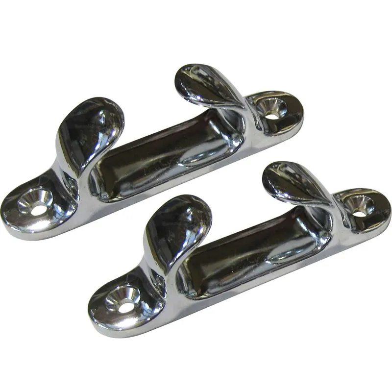 Perko 4" Straight Chock - Chrome Plated Zinc Exclusive