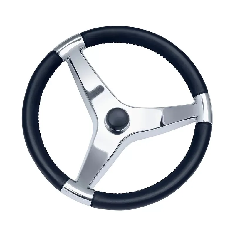 Viral Schmitt Marine Evo Pro 316 Cast Stainless Steel Steering Wheel - 13.5" Diameter