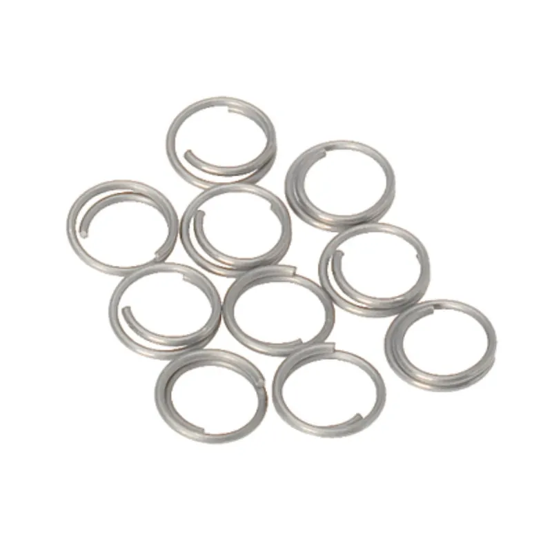 Barton Stainless Steel Split Rings - 10mm - 10-Pack Premium