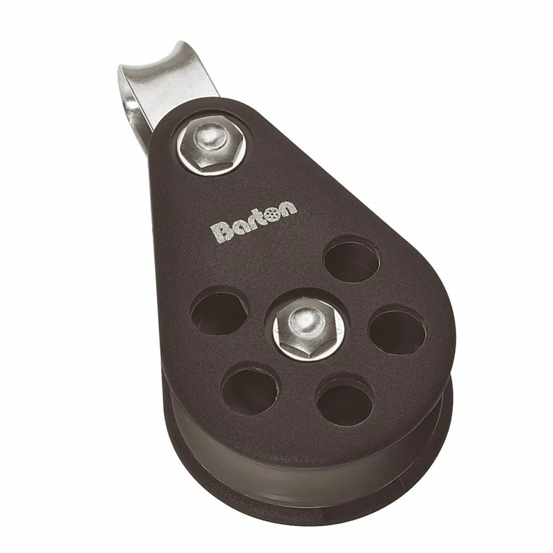 Barton Size 5 54mm Plain Bearing Pulley Block Single Block Fixed Eye Time-Limited