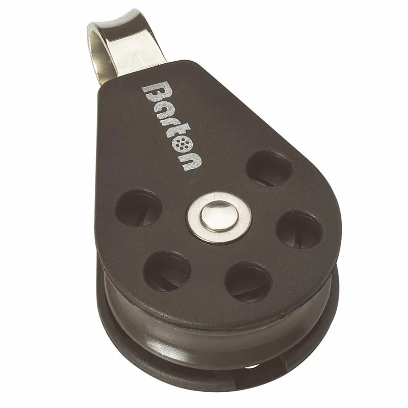 Reduced Price Barton Size 1 30mm Plain Bearing Pulley Block Single Fixed Eye