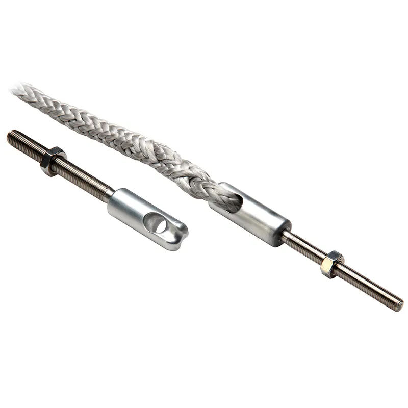 Certified C. Sherman Johnson Splice Eye W-Threded Stud: 1-4"-28 X 2-1-2" LH W-Splice Eye