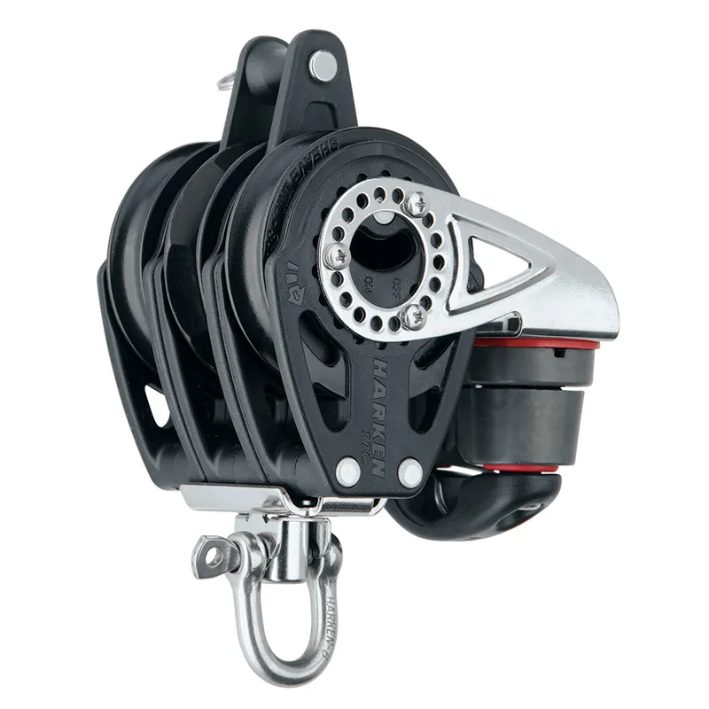 Harken 57mm Triple Carbo Block - Swivel, Becket, Cam Cleat Must Have
