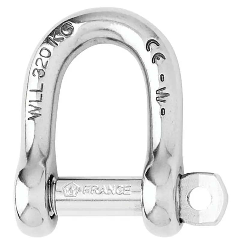Bulk Order Wichard Self-Locking D Shackle - 12mm Diameter - 15-32"