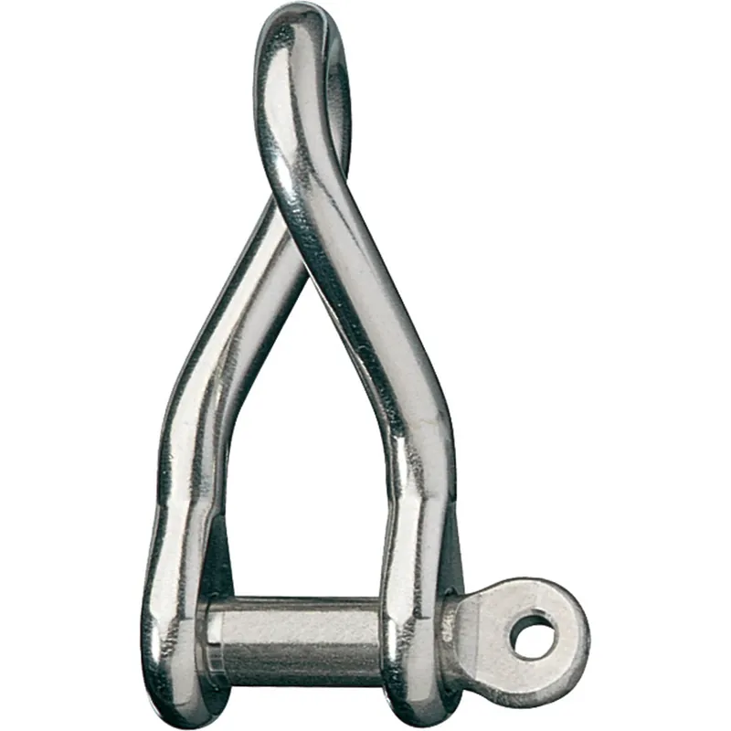 New Release Ronstan Twisted Shackle - 3-8" Pin - 2-1-8"L X 5-8"W