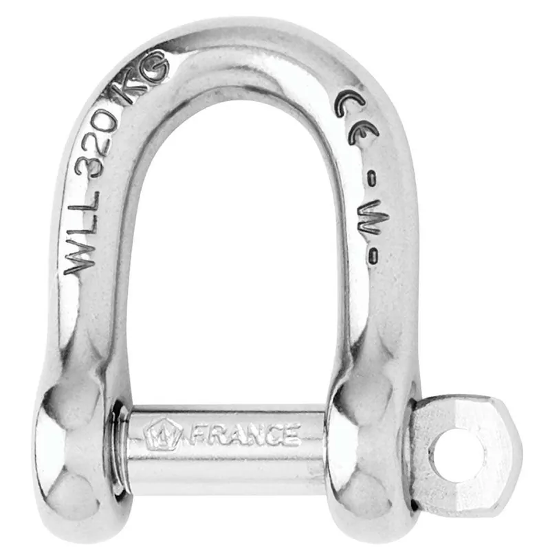 Wichard Self-Locking D Shackle - Diameter 4mm - 5-32" Bulk Order
