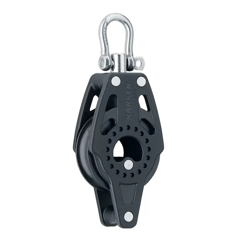 Harken 40mm Carbo Block Single W-Swivel & Bracket Genuine