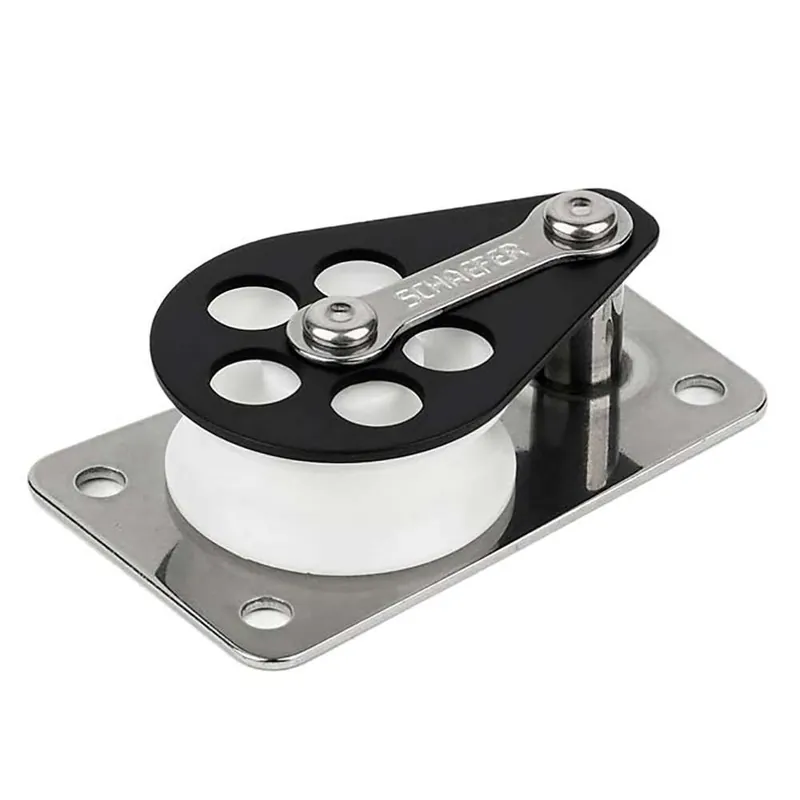 Today Only Schaefer Series 3 Flat Base-Alum Cheek-Delrin Sheave