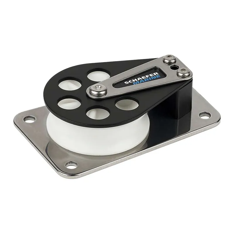 Schaefer Series 7 Flat Base-Aluminum Cheek-Delrin Sheave Markdown