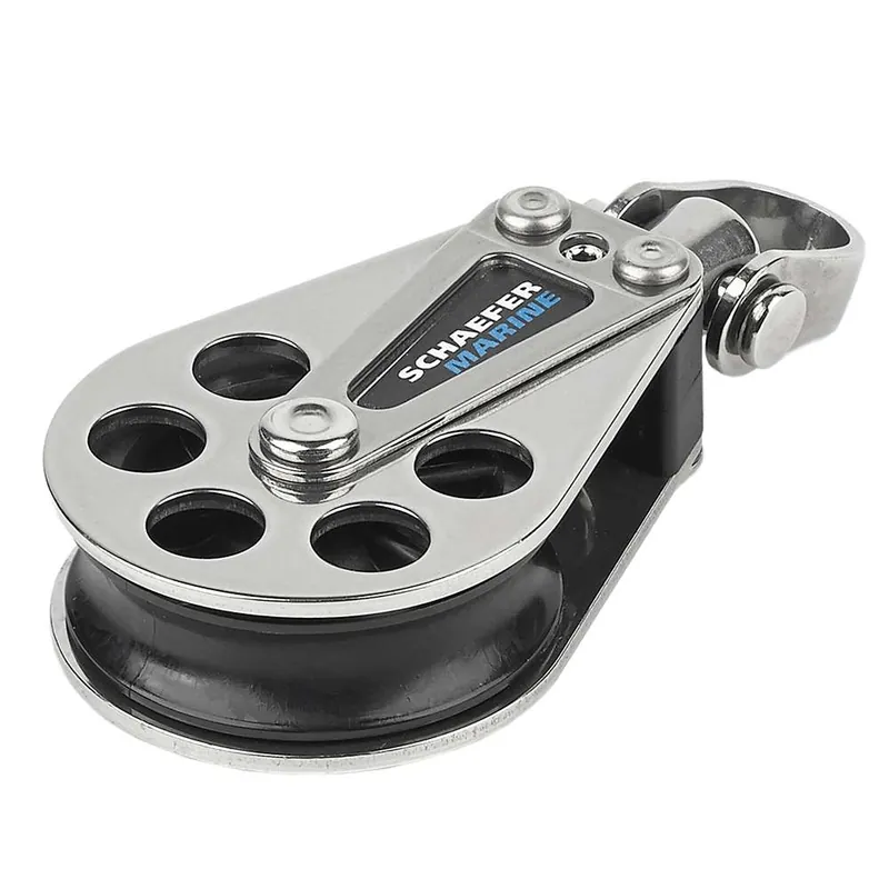 Schaefer Single Stainless Steel Block - 51mm Sheave Warranty Included