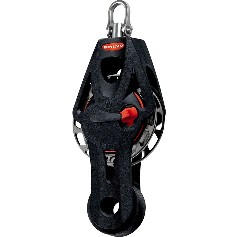 Ronstan Series 55 Ratchet Mount Orbit Block - Fiddle Becket Swivel Editor’s Pick
