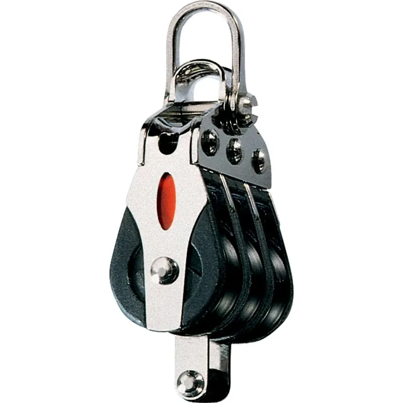 Affordable Ronstan Series 20 Ball Bearing Block - Triple - Becket - 2-Axis Shackle Head