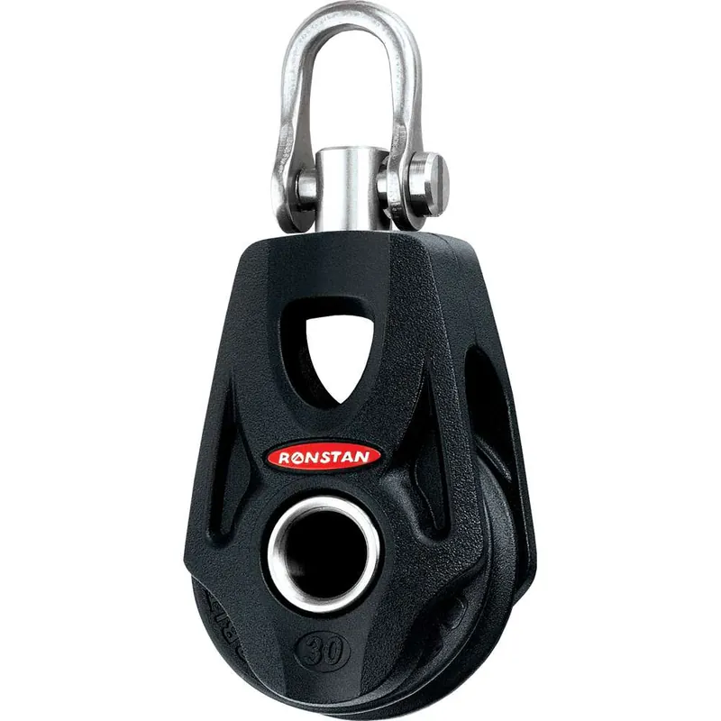 Ronstan Series 30 Ball Bearing Orbit Block - Single - Becket - Swivel Shackle Head Warranty Included