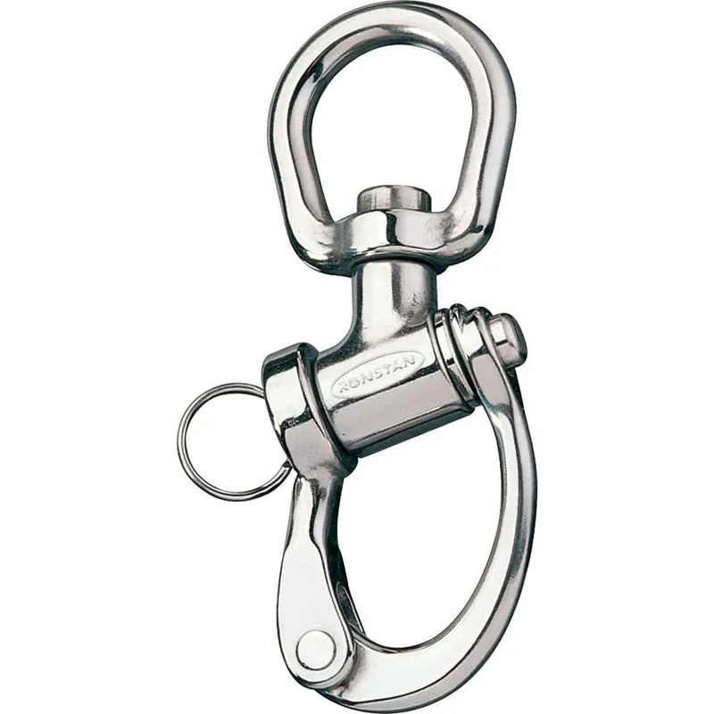 Ronstan Trunnion Snap Shackle - Large Swivel Bail - 122mm (4-3-4") Length Top Rated