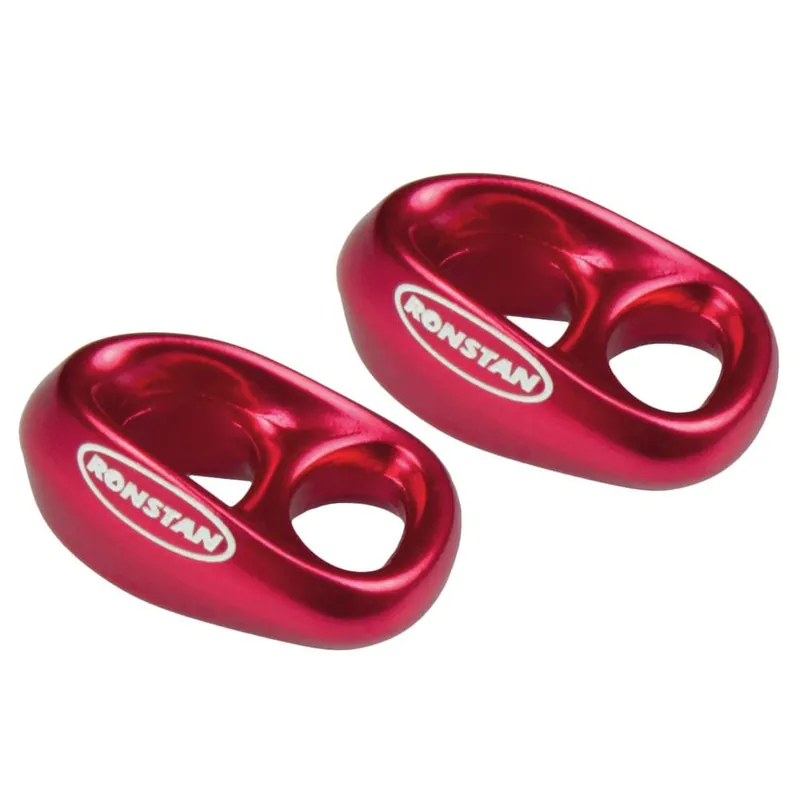 High Quality Ronstan Shock - 3-16" Line - 1-4" Webbing - Red - Pair