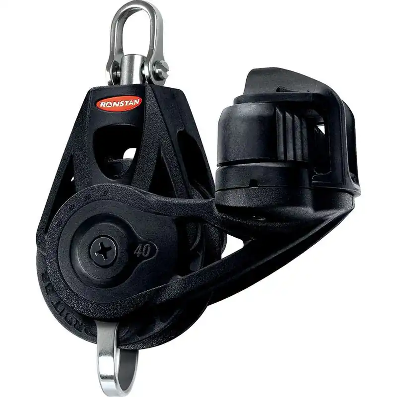 Exclusive Ronstan Series 40 Ball Bearing Orbit Block - Single - Becket - Cleat - Swivel Head