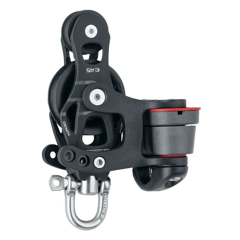 Harken 45mm Single Aluminum Element Fiddle Block W-Swivel & 150 Cam Cleat Shop Now