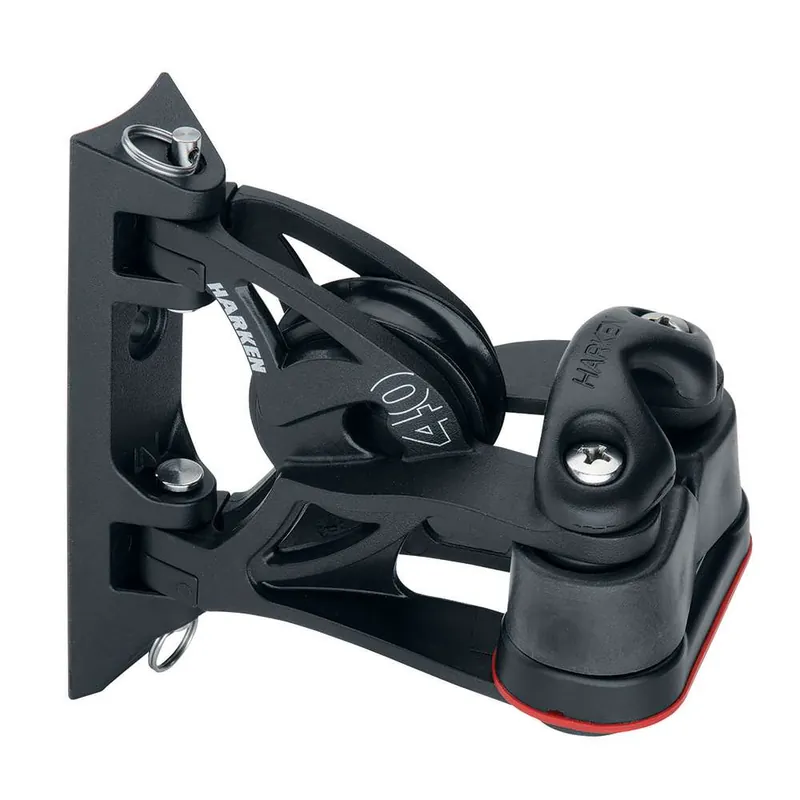 Harken 40mm Pivoting Lead Block - Carbo-Cam Cleat Fast Shipping