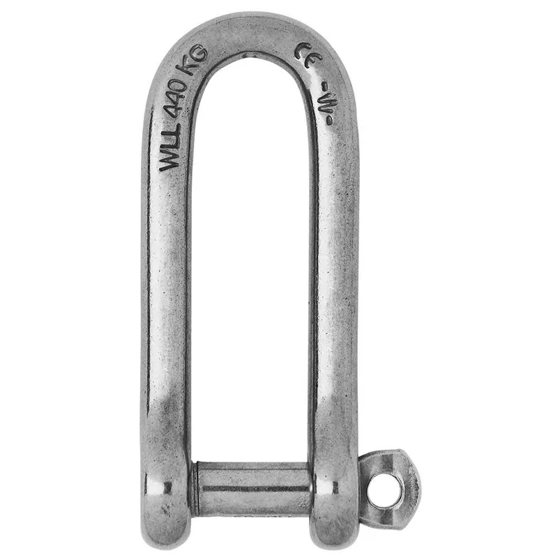 Wichard Captive Pin Long D Shackle - Diameter 8mm - 5-16" Direct From Manufacturer