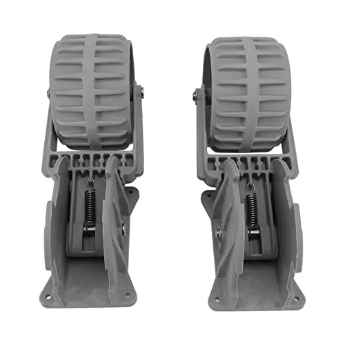 2pcs Inflatable Boat Easy Dinghy Wheels for Raft Kayak, Prevent Boat Damage, Easier to Move Dinghy, Material, Practical Wheels Modern