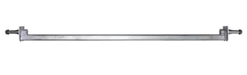 49557 2 in. Galvanized Square Trailer Axle – 3,500 lbs Capacity with 1.37 x 1.16 in. Spindles – 79.25 in. Hub Face Affordable