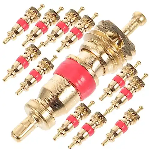 Anneome 50pcs Valve Auto Car Accessories Automotive Accessories Auto Accessories for Cars Car Accessory Accesorios para Auto Car Accesories Motorcycle Accessories Copper Bike Truck Latest