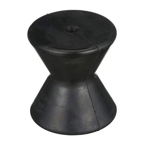 Attwood 11209-1 Boat Trailer Rubber Bow Roller, Black, 4 Inches Top Rated