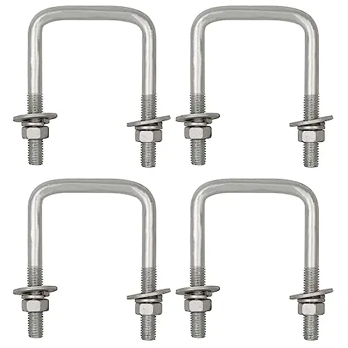 Direct From Factory BlueSkyz (4 Boat Trailer U Bolt UBOLT 1/2″ Dia x 3 1/16″ w x 4 5/16″ L Steel BTUBU1DX31WX45L,Direct Replacement, Easy Installation