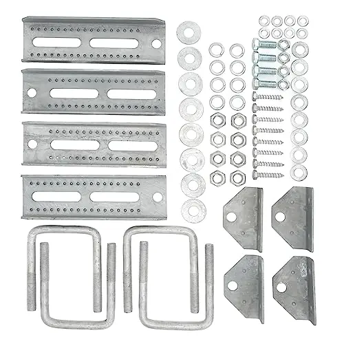 Car rotating storage box, boat trailer beam, galvanized adjustable rotating bed bracket kit Clearance