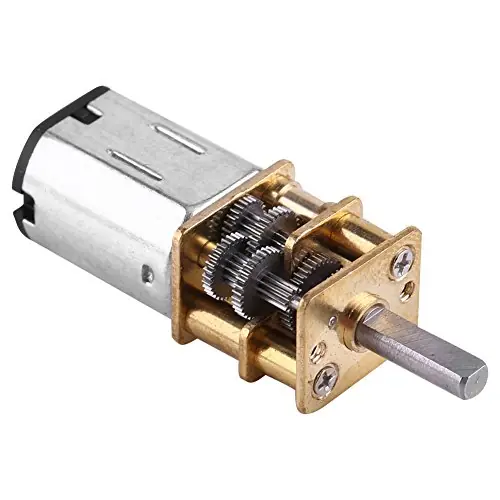 In Demand DC Gear Motor, DC 6V Gear Motor High Torque 1:1000 for Toy Car Model Reduction Gearbox 10/15/20RPM(6V 20RPM)