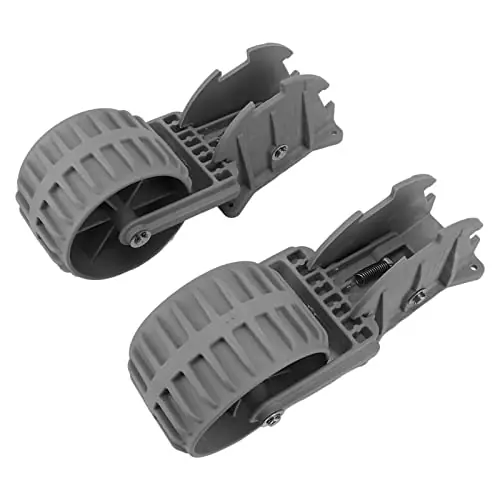 Dinghy Wheels Kit, Compact Inflatable Boat Launching Wheel Nylon Strong 2pcs Flip Up Avoid Damage for Dinghy Raft Budget