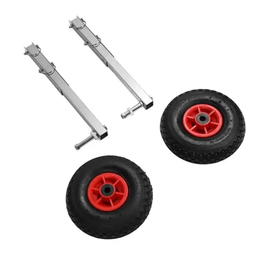 Seasonal Sale Discover Boat Launching Wheel 2Pcs Tywl02 Steel Swivels Ideal Transportation Tool Box Rack Your Sailing Companion