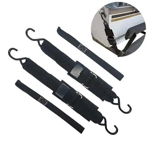 Affordable Durable Bunding Belt Adjustable Boat Buckle Transom Tie Downs for Trailer Marine Universal Safety Straps Retractable Transom Tie Down Straps for Boat Trailer