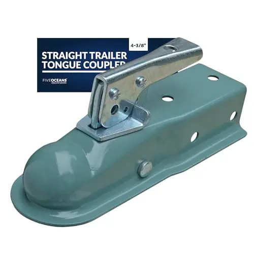 Five Oceans 1-7/8-Inch Ball / 2-Inch Tongue Straight Trailer Tongue Coupler – FO1455 Buy Direct