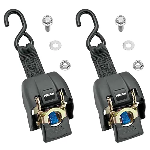 Fulton 2060266 2″ x 43″ Brass Transom Retractable Ratchet Tie Down Exclusive Offer