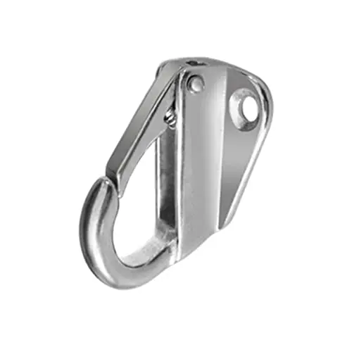 Limited Time GANAZONO Carabiner Clip Sticky Hooks for Hanging Pegging Spring Stainless Hook Carabiners Boat Hooks Marine Hooks Hanger Rack Eye Hooks Bow Hanger Marine Accessories Ocean Clip Rope