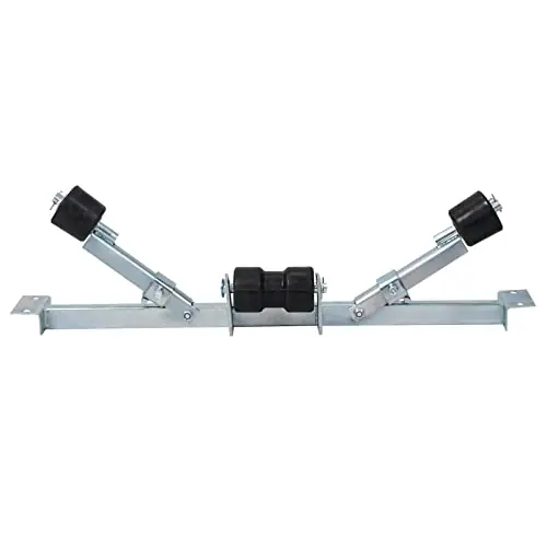 Best Seller GREBAI Boat Trailer Bottom Support Bracket with Keel Rollers, Weight Capacity 1760lbs, Suitable for Boats from 24.61in to 40.6in