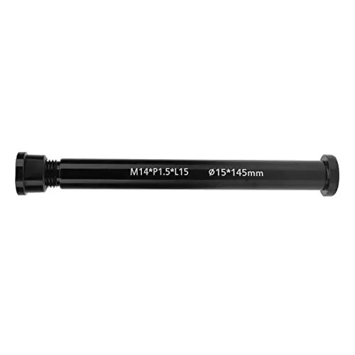 Certified HERCHR Bicycle Front Hub Thru Axle Boost 15x145mm Aluminum Alloy Fork Mountain Bike Fork Axle Skewer M14xP1.5 Hub Tube Shaft